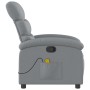 Sillón reclinable de masaje de tela gris claro de , Sillones - Ref: Foro24-371701, Precio: 206,74 €, Descuento: %