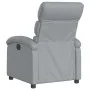 Sillón reclinable de masaje de tela gris claro de , Sillones - Ref: Foro24-371701, Precio: 203,66 €, Descuento: %