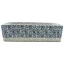 Lavabo de encimera rectangular cerámica gris azul 46x35,5x13 cm de , Lavabos - Ref: Foro24-155072, Precio: 142,08 €, Descuent...