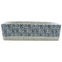 Lavabo de encimera rectangular cerámica gris azul 46x35,5x13 cm de , Lavabos - Ref: Foro24-155072, Precio: 144,55 €, Descuent...