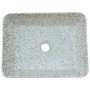 Lavabo de encimera rectangular cerámica gris azul 46x35,5x13 cm de , Lavabos - Ref: Foro24-155072, Precio: 144,55 €, Descuent...