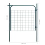 Puerta de valla de jardín 100x100 cm verde de vidaXL, Puertas de jardín - Ref: Foro24-142292, Precio: 104,53 €, Descuento: %