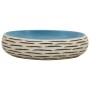 Lavabo sobre encimera ovalado cerámica multicolor 59x40x15 cm de , Lavabos - Ref: Foro24-155085, Precio: 151,59 €, Descuento: %