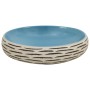 Lavabo sobre encimera ovalado cerámica multicolor 59x40x15 cm de , Lavabos - Ref: Foro24-155085, Precio: 151,59 €, Descuento: %