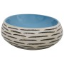 Lavabo sobre encimera ovalado cerámica multicolor 59x40x15 cm de , Lavabos - Ref: Foro24-155085, Precio: 151,59 €, Descuento: %