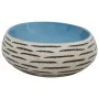 Mehrfarbiges ovales Aufsatzwaschbecken aus Keramik, 59 x 40 x 15 cm von , Sinkt - Ref: Foro24-155085, Preis: 149,07 €, Rabatt: %