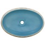 Lavabo sobre encimera ovalado cerámica multicolor 59x40x15 cm de , Lavabos - Ref: Foro24-155085, Precio: 151,59 €, Descuento: %