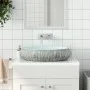 Gray and blue ceramic oval countertop sink 59x40x15 cm by , Sinks - Ref: Foro24-155093, Price: 138,70 €, Discount: %