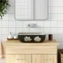 Lavabo encimera rectangular cerámica gris negro 48x37,5x13,5 cm de , Lavabos - Ref: Foro24-155098, Precio: 160,77 €, Descuent...