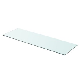 Panel de estante vidrio claro 80x25 cm de vidaXL, Estantes y estanterías - Ref: Foro24-243835, Precio: 20,39 €, Descuento: %