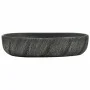 Black ceramic oval countertop washbasin 59x40x14 cm by , Sinks - Ref: Foro24-155102, Price: 155,27 €, Discount: %