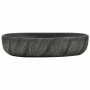 Lavabo sobre encimera ovalado cerámica negro 59x40x14 cm de , Lavabos - Ref: Foro24-155102, Precio: 164,39 €, Descuento: %