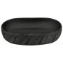 Black ceramic oval countertop washbasin 59x40x14 cm by , Sinks - Ref: Foro24-155102, Price: 155,27 €, Discount: %