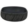Black ceramic oval countertop washbasin 59x40x14 cm by , Sinks - Ref: Foro24-155102, Price: 155,27 €, Discount: %