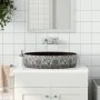Lavabo de encimera ovalado cerámica negro azul 56,5x36,5x13,5cm de , Lavabos - Ref: Foro24-155114, Precio: 147,16 €, Descuent...
