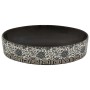 Lavabo de encimera ovalado cerámica negro azul 56,5x36,5x13,5cm de , Lavabos - Ref: Foro24-155114, Precio: 141,98 €, Descuent...