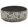 Lavabo de encimera ovalado cerámica negro azul 56,5x36,5x13,5cm de , Lavabos - Ref: Foro24-155114, Precio: 147,16 €, Descuent...
