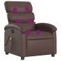 Sillón de masaje reclinable cuero sintético marrón de , Sillones - Ref: Foro24-371722, Precio: 201,31 €, Descuento: %