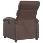 Sillón de masaje reclinable cuero sintético marrón de , Sillones - Ref: Foro24-371722, Precio: 201,31 €, Descuento: %