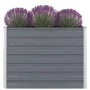 Jardinera elevada 100x100x77 cm acero galvanizado gris de vidaXL, Maceteros y jardineras - Ref: Foro24-42407, Precio: 62,88 €...