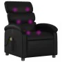 Sillón de masaje reclinable cuero sintético negro de , Sillones - Ref: Foro24-371720, Precio: 201,83 €, Descuento: %