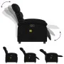 Sillón de masaje reclinable cuero sintético negro de , Sillones - Ref: Foro24-371720, Precio: 201,83 €, Descuento: %