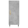 Aparador de madera contrachapada gris hormigón 34,5x34x180 cm de , Aparadores - Ref: Foro24-3200117, Precio: 100,62 €, Descue...