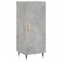 Aparador de madera contrachapada gris hormigón 34,5x34x180 cm de , Aparadores - Ref: Foro24-3200117, Precio: 100,62 €, Descue...