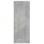 Aparador de madera contrachapada gris hormigón 34,5x34x180 cm de , Aparadores - Ref: Foro24-3200117, Precio: 100,62 €, Descue...