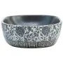 Ovales Aufsatzwaschbecken aus schwarzer und blauer Keramik, 47 x 33 x 13 cm von , Sinkt - Ref: Foro24-155070, Preis: 141,45 €...
