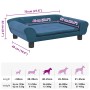 Cama para perros de terciopelo azul 70x48x22 cm en Camas para perros | Comprar online en Foru.es