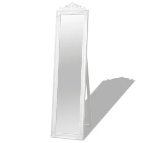 Espejo de pie estilo barroco blanco 160x40 cm de vidaXL, Espejos - Ref: Foro24-243691, Precio: 88,79 €, Descuento: %
