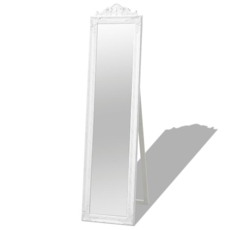 Espejo de pie estilo barroco blanco 160x40 cm de vidaXL, Espejos - Ref: Foro24-243691, Precio: 95,83 €, Descuento: %