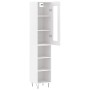 Aparador alto madera contrachapada blanco 34,5x34x180 cm de , Aparadores - Ref: Foro24-3199393, Precio: 90,45 €, Descuento: %