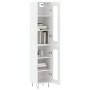 Aparador alto madera contrachapada blanco 34,5x34x180 cm de , Aparadores - Ref: Foro24-3199457, Precio: 101,01 €, Descuento: %