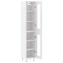 Aparador alto madera contrachapada blanco 34,5x34x180 cm de , Aparadores - Ref: Foro24-3199457, Precio: 101,01 €, Descuento: %