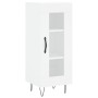 Aparador alto madera contrachapada blanco 34,5x34x180 cm de , Aparadores - Ref: Foro24-3199457, Precio: 101,01 €, Descuento: %