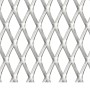 Valla alambrada jardín acero inoxidable 50x50 cm 30x17x2,5 mm de vidaXL, Paneles de vallas - Ref: Foro24-142282, Precio: 26,9...
