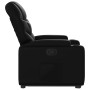 Sillón reclinable elevable cuero artificial negro en Sillones | Comprar online en Foru.es