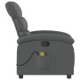 Sillón de masaje reclinable de tela gris oscuro de , Sillones - Ref: Foro24-371702, Precio: 207,33 €, Descuento: %