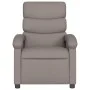 Sillón de masaje reclinable de tela gris taupé de , Sillones - Ref: Foro24-371709, Precio: 205,74 €, Descuento: %