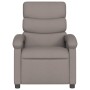 Sillón de masaje reclinable de tela gris taupé de , Sillones - Ref: Foro24-371709, Precio: 208,87 €, Descuento: %