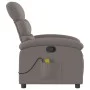 Sillón de masaje reclinable de tela gris taupé de , Sillones - Ref: Foro24-371709, Precio: 205,74 €, Descuento: %