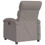 Sillón de masaje reclinable de tela gris taupé de , Sillones - Ref: Foro24-371709, Precio: 205,74 €, Descuento: %
