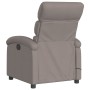 Sillón de masaje reclinable de tela gris taupé de , Sillones - Ref: Foro24-371709, Precio: 208,87 €, Descuento: %