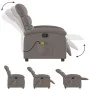 Sillón de masaje reclinable de tela gris taupé de , Sillones - Ref: Foro24-371709, Precio: 205,74 €, Descuento: %