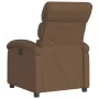 Sillón reclinable de tela marrón de , Sillones - Ref: Foro24-371693, Precio: 187,83 €, Descuento: %