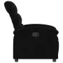 Sillón reclinable de tela negro de , Sillones - Ref: Foro24-371691, Precio: 183,16 €, Descuento: %