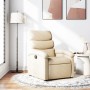 Sillón reclinable de tela crema de , Sillones - Ref: Foro24-371698, Precio: 192,90 €, Descuento: %