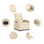 Sillón reclinable de tela crema de , Sillones - Ref: Foro24-371698, Precio: 192,90 €, Descuento: %
